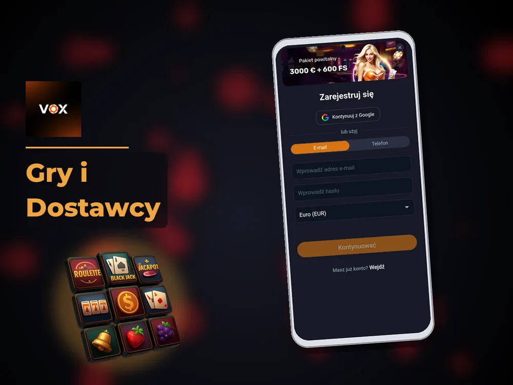 vox casino - Gry i Dostawcy