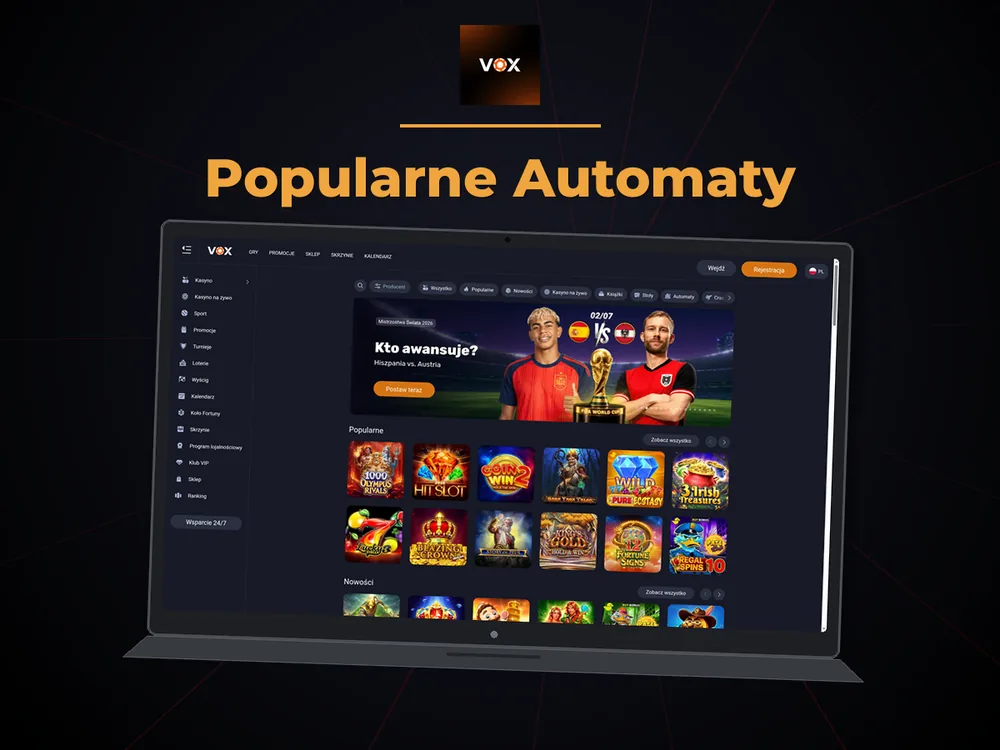 vox casino - Popularne Automaty