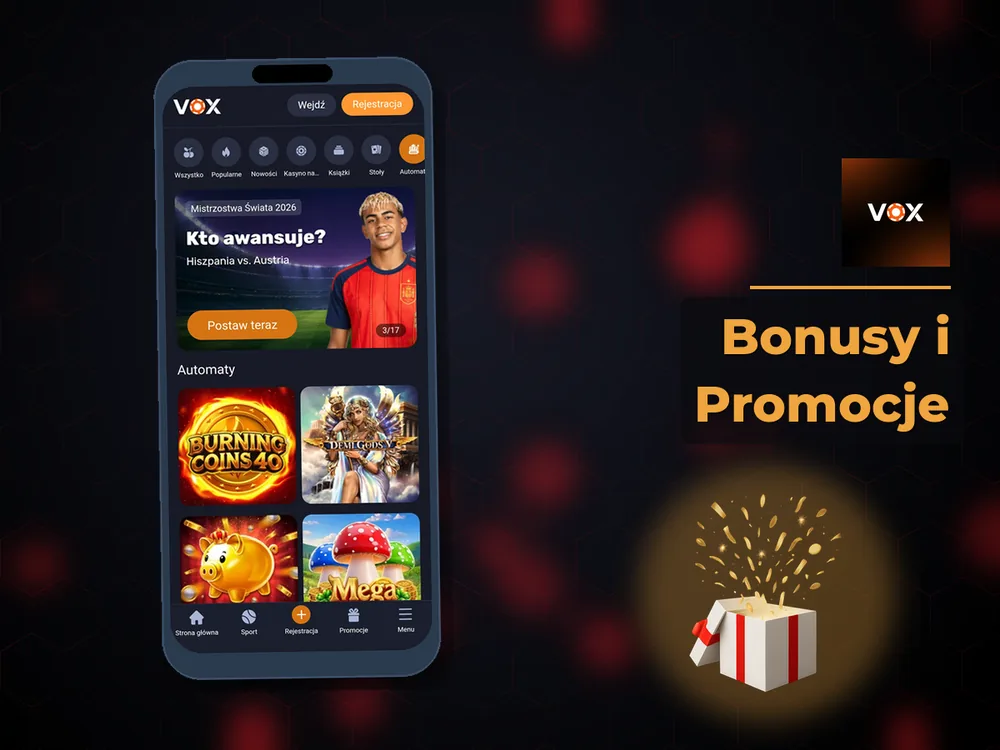 vox casino - Bonusy i Promocje