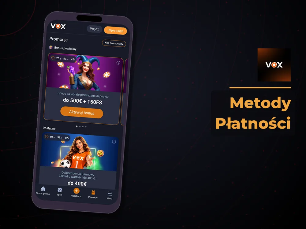 vox casino - Metody Płatności