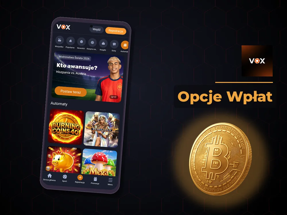 vox casino - Opcje Wpłat