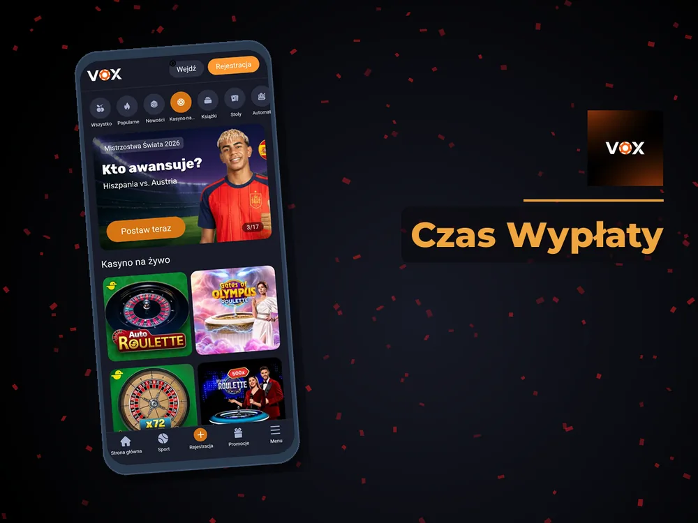 vox casino - Czas Wypłaty