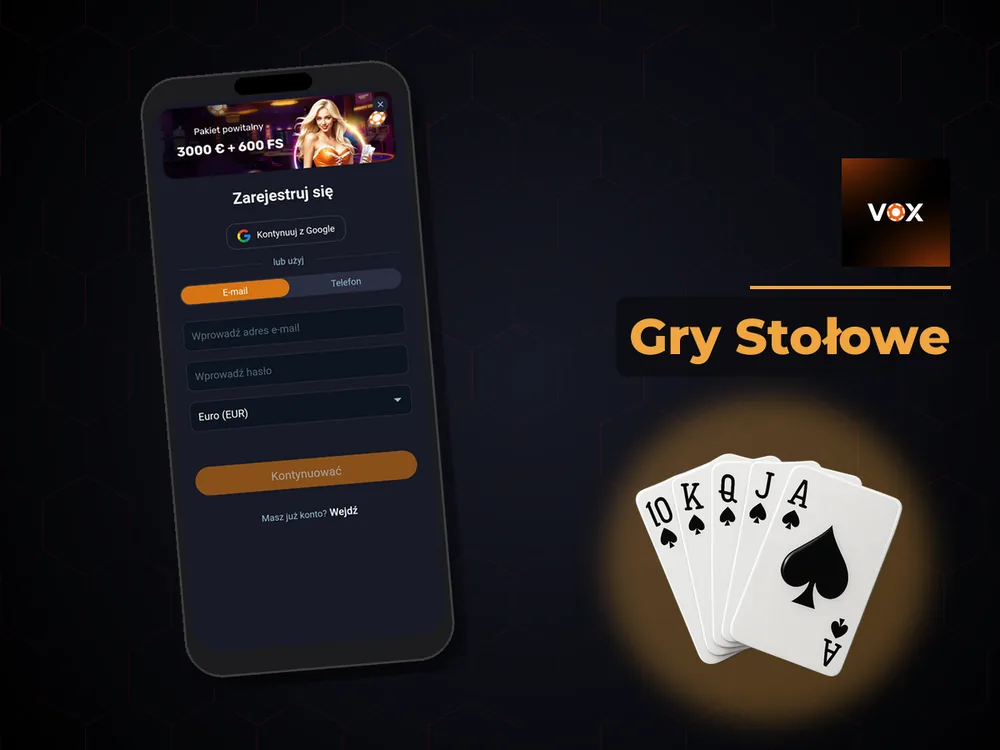 vox casino - Gry Stołowe