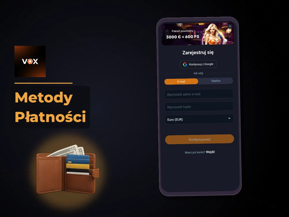 vox casino - Metody Płatności