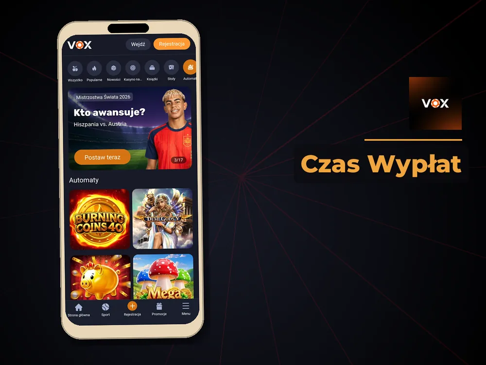 vox casino - Czas Wypłat