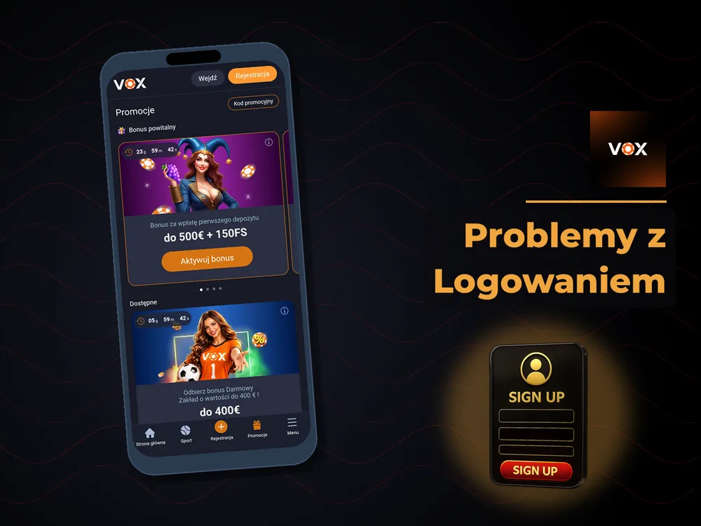 vox casino - Problemy z Logowaniem