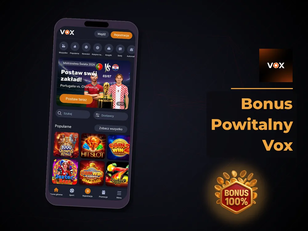 vox casino - Bonus Powitalny Vox