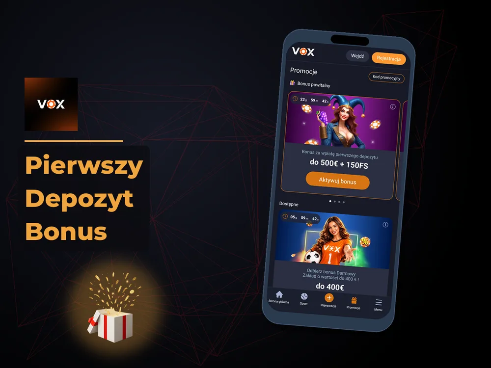 vox casino - Pierwszy Depozyt Bonus