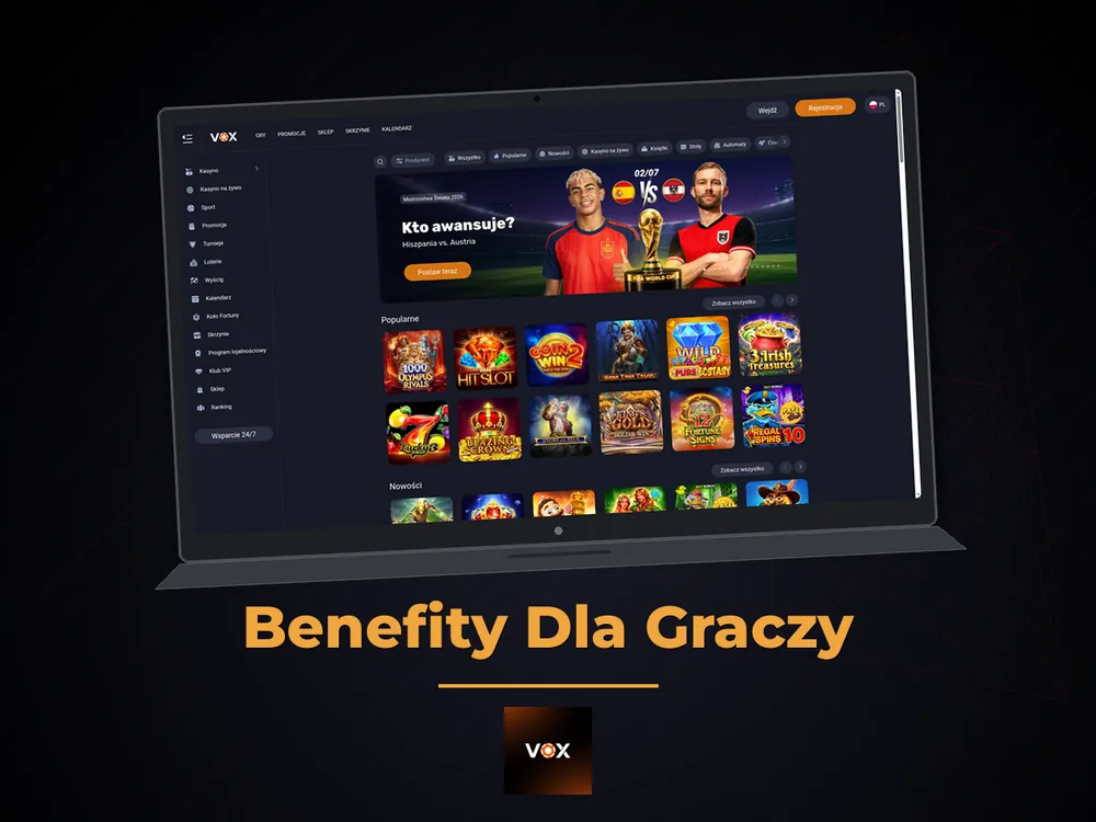 vox casino - Benefity Dla Graczy