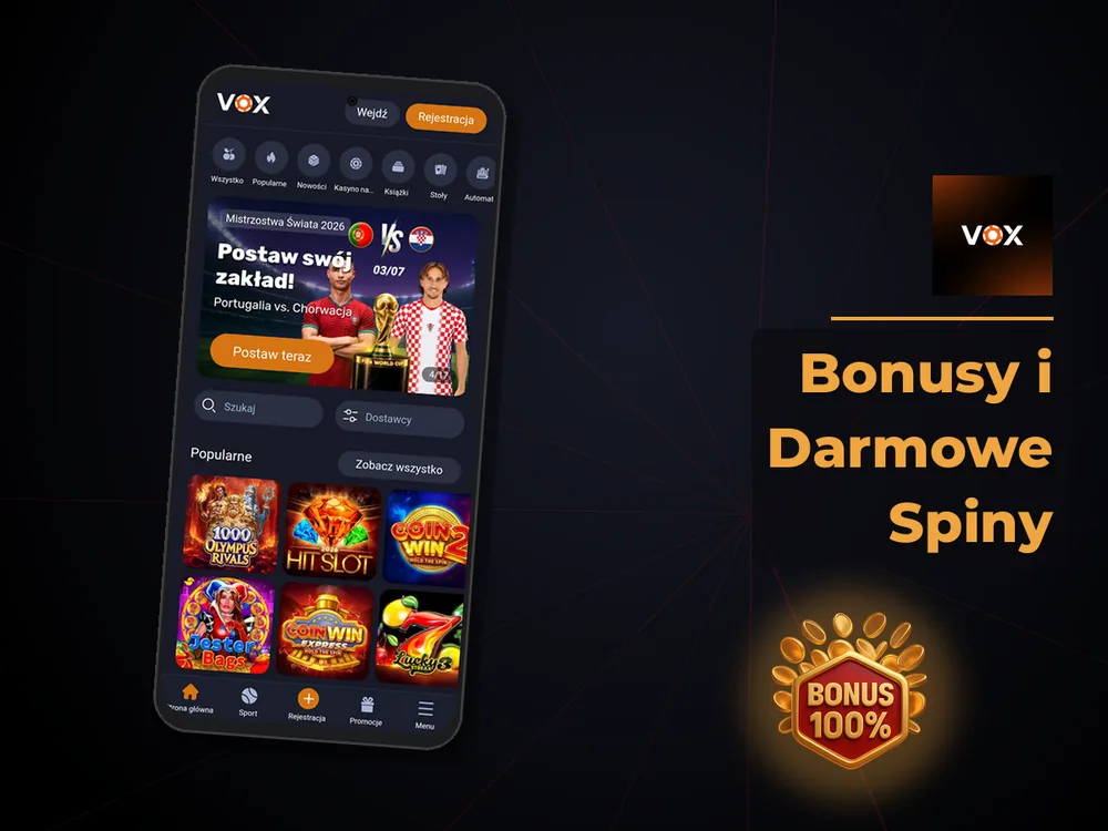 vox casino - Bonusy i Darmowe Spiny