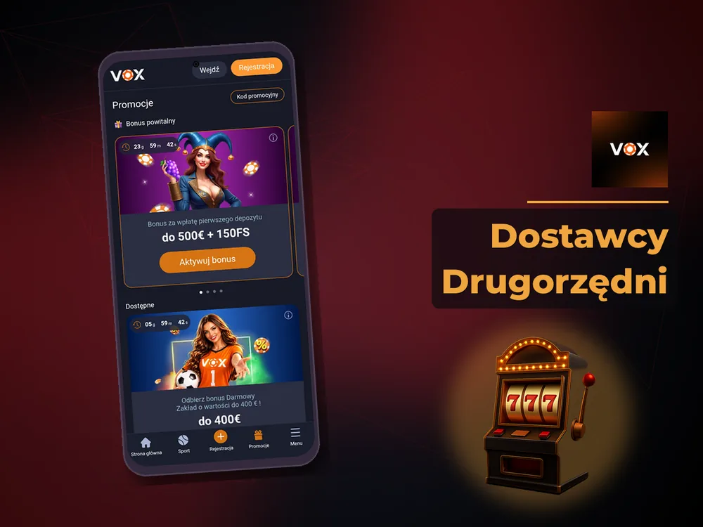 vox casino - Dostawcy Drugorzędni