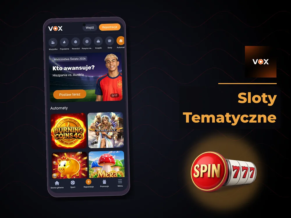 vox casino - Sloty Tematyczne