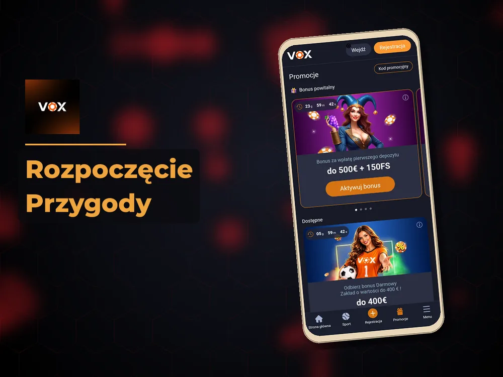 vox casino - Rozpoczęcie Przygody