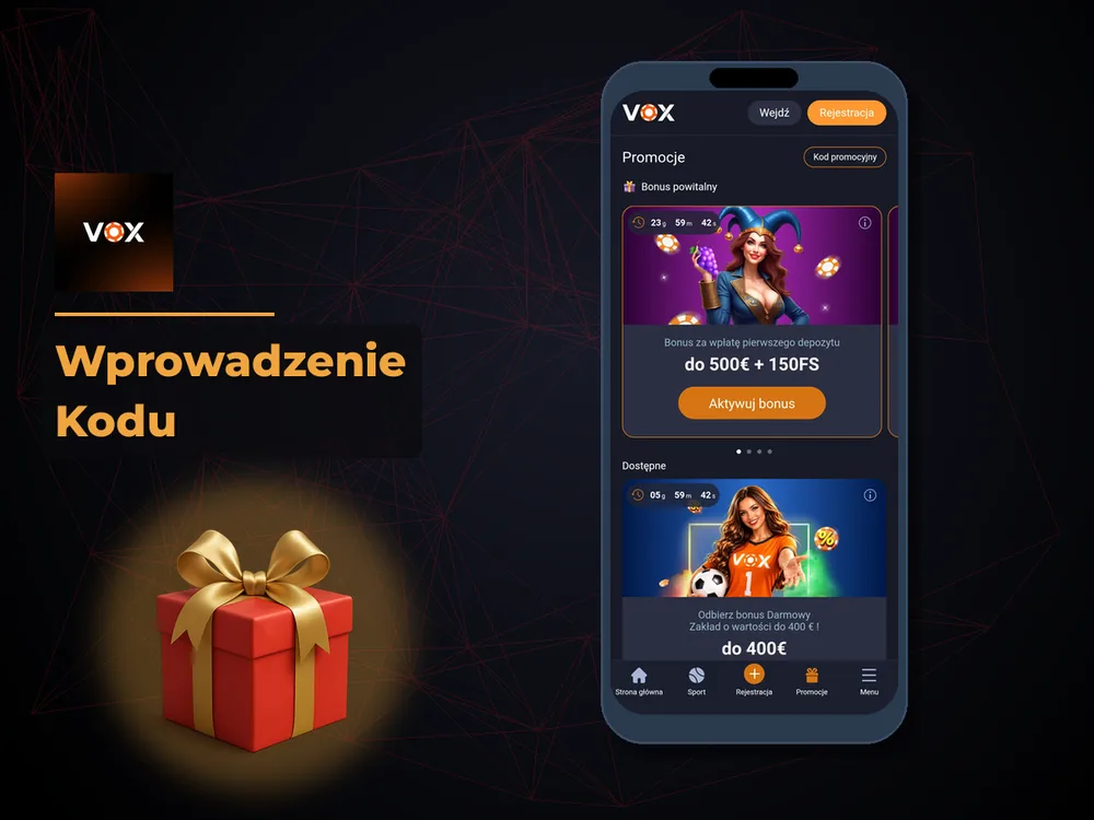 vox casino - Wprowadzenie Kodu