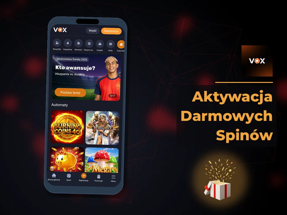 vox casino - Aktywacja Darmowych Spinów