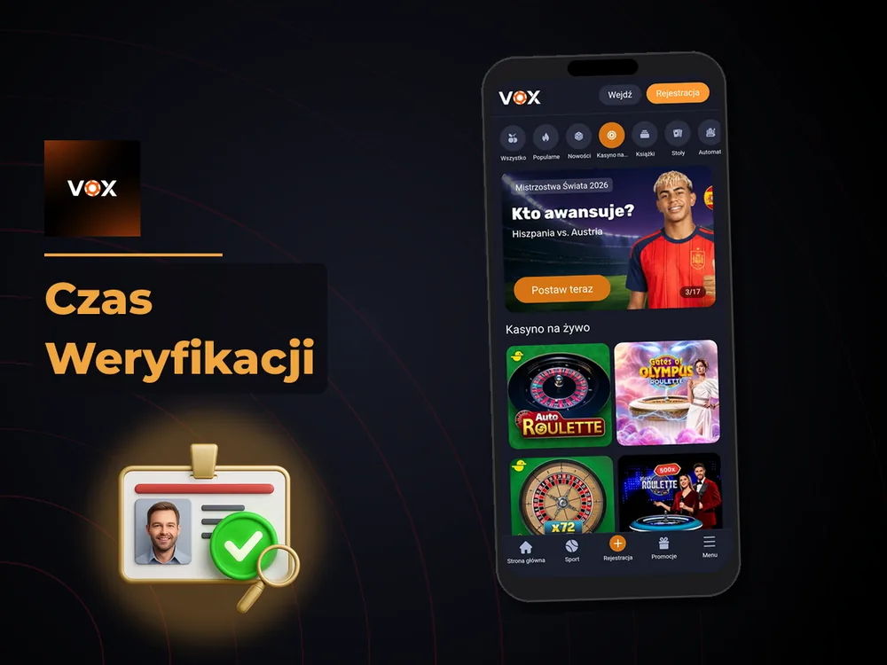 vox casino - Czas Weryfikacji
