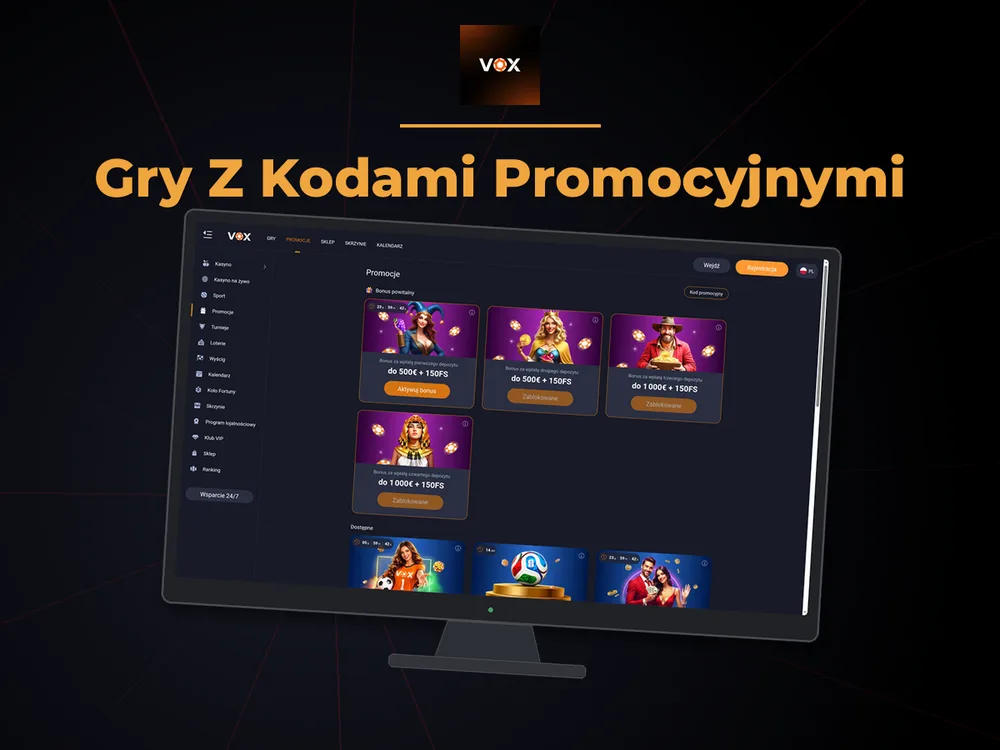 vox casino - Gry Z Kodami Promocyjnymi