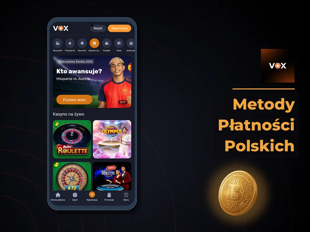 vox casino - Metody Płatności Polskich