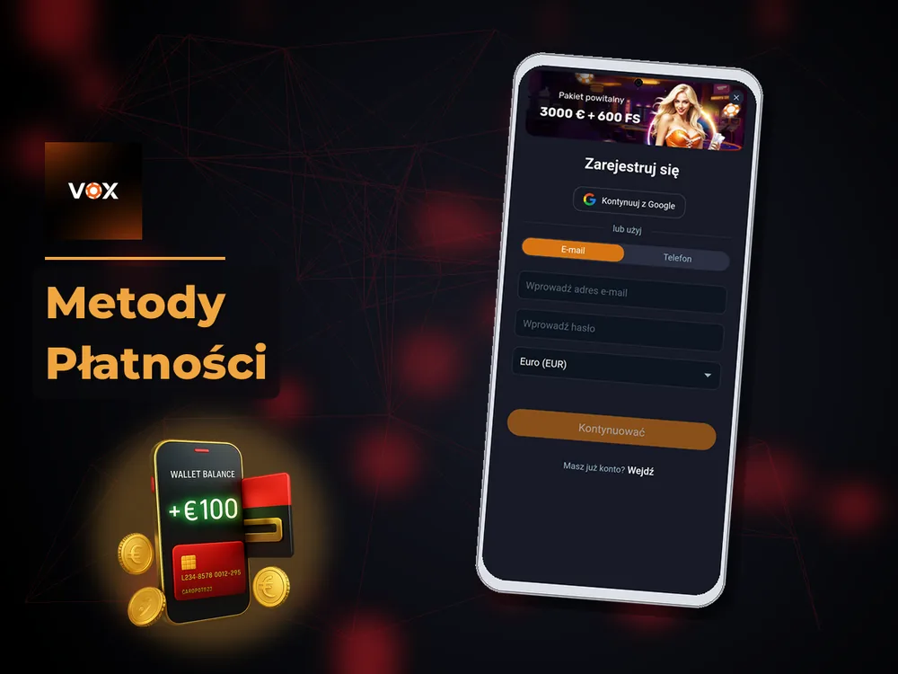 vox casino - Metody Płatności
