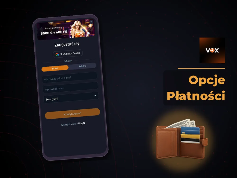 vox casino - Opcje Płatności