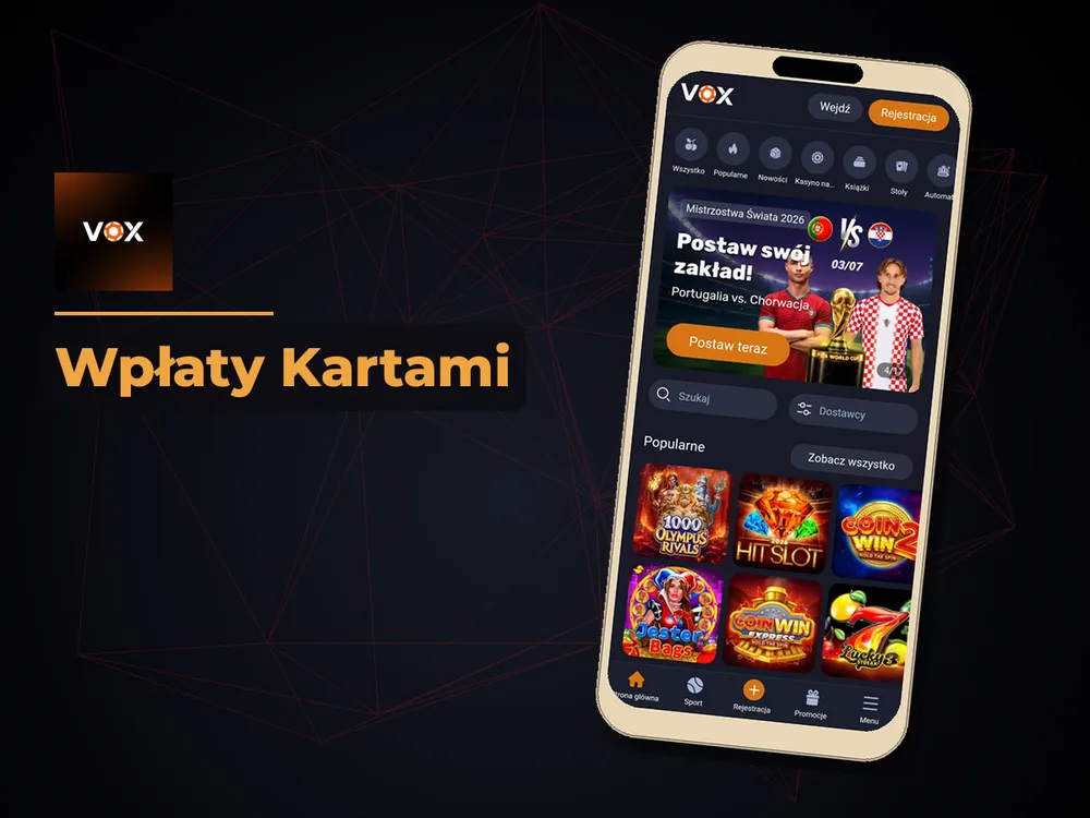 vox casino - Wpłaty Kartami