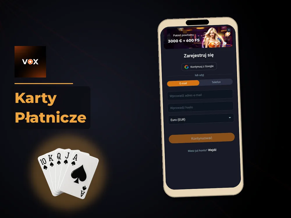 vox casino - Karty Płatnicze