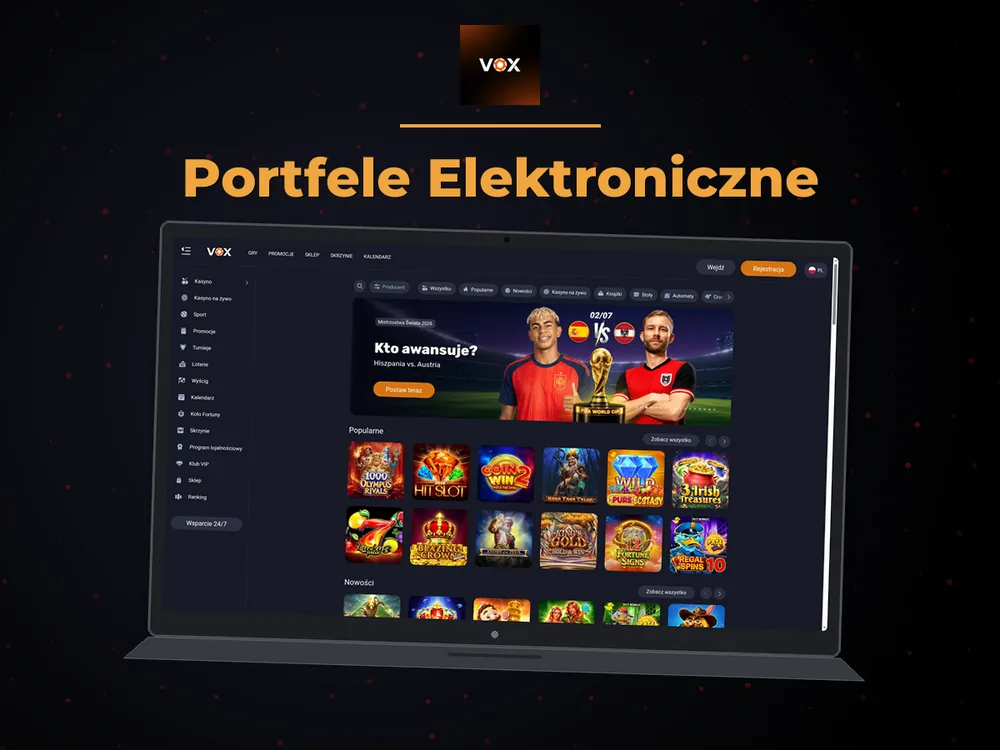 vox casino - Portfele Elektroniczne
