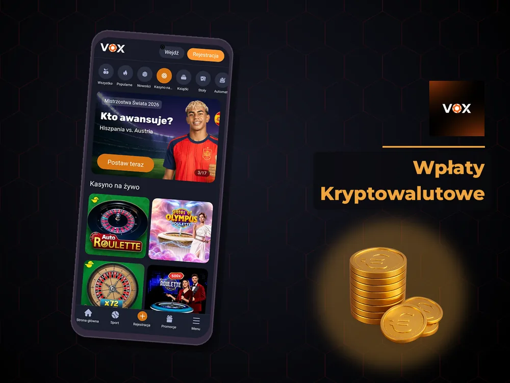 vox casino - Wpłaty Kryptowalutowe