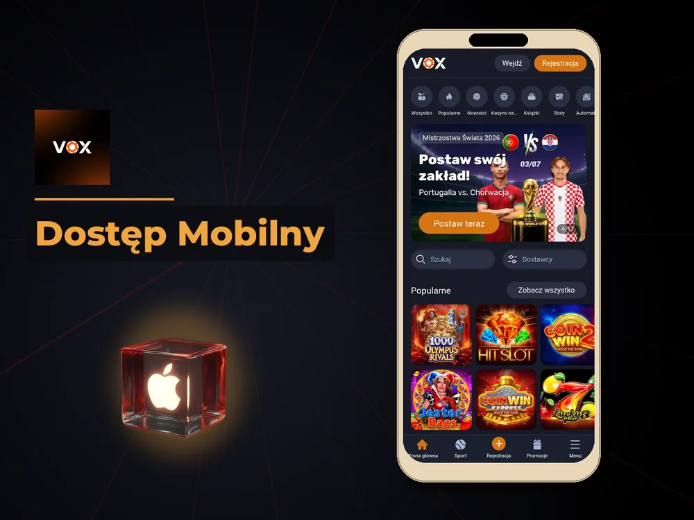 vox casino - Dostęp Mobilny