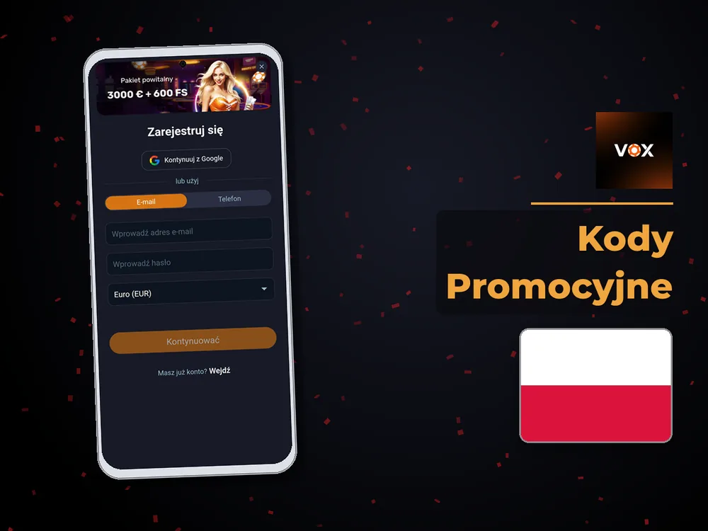 vox casino - Kody Promocyjne