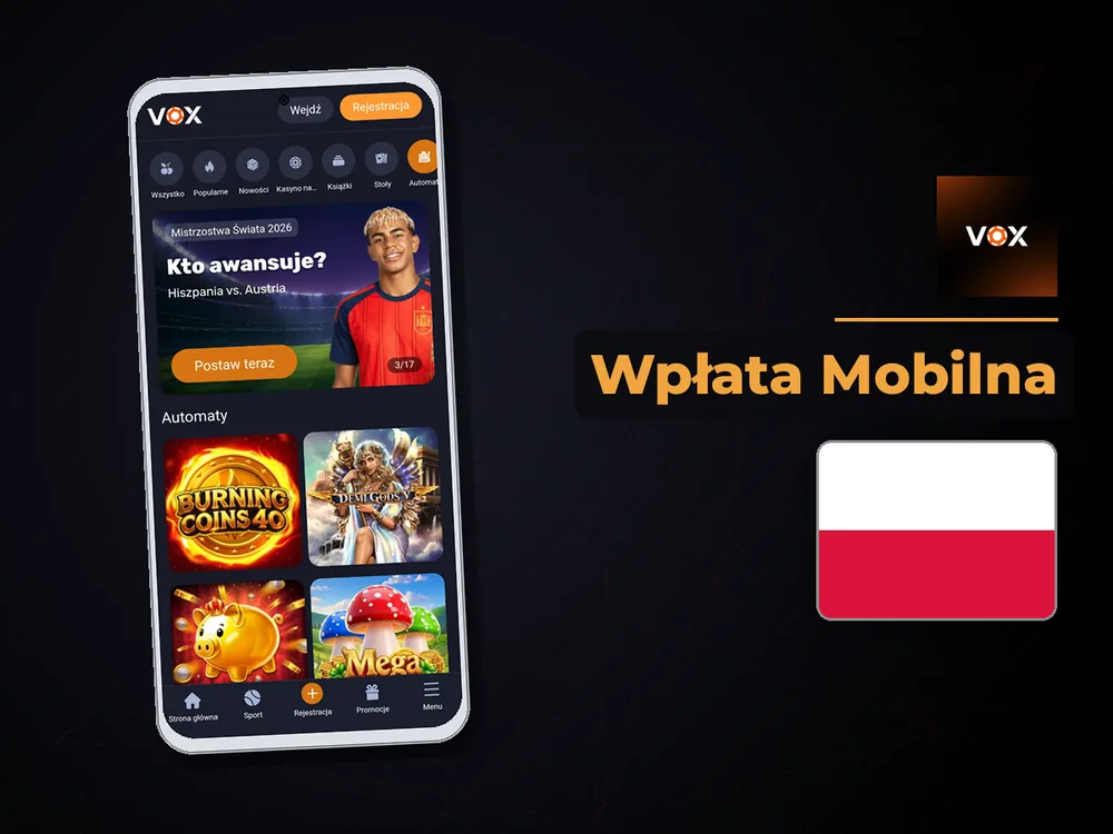 vox casino - Wpłata Mobilna
