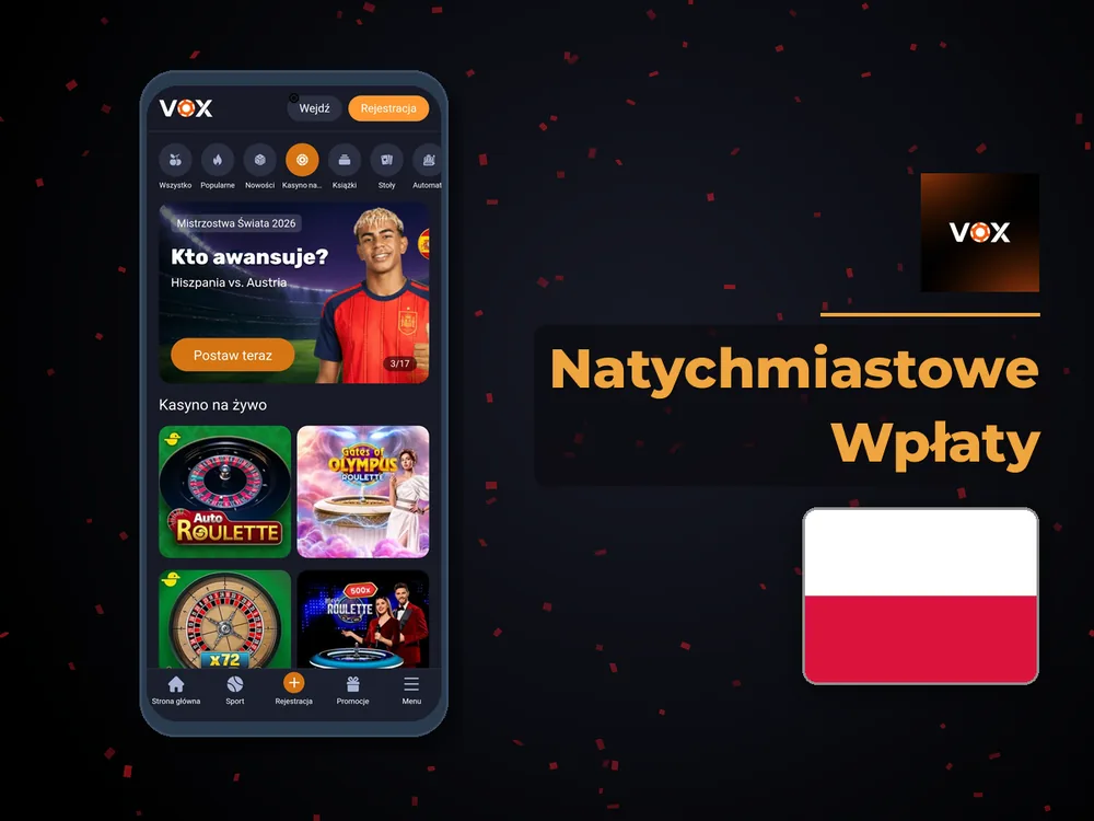 vox casino - Natychmiastowe Wpłaty