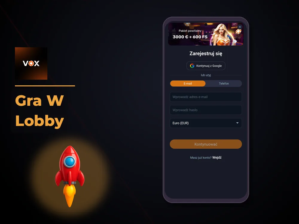 vox casino - Gra W Lobby