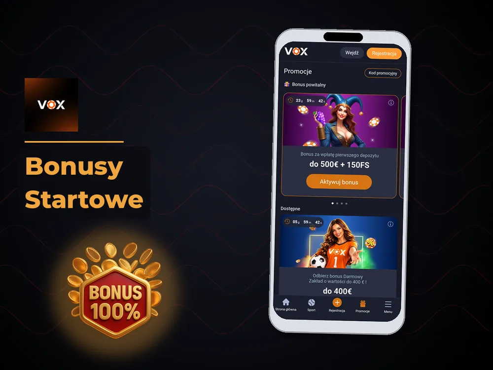 vox casino - Bonusy Startowe