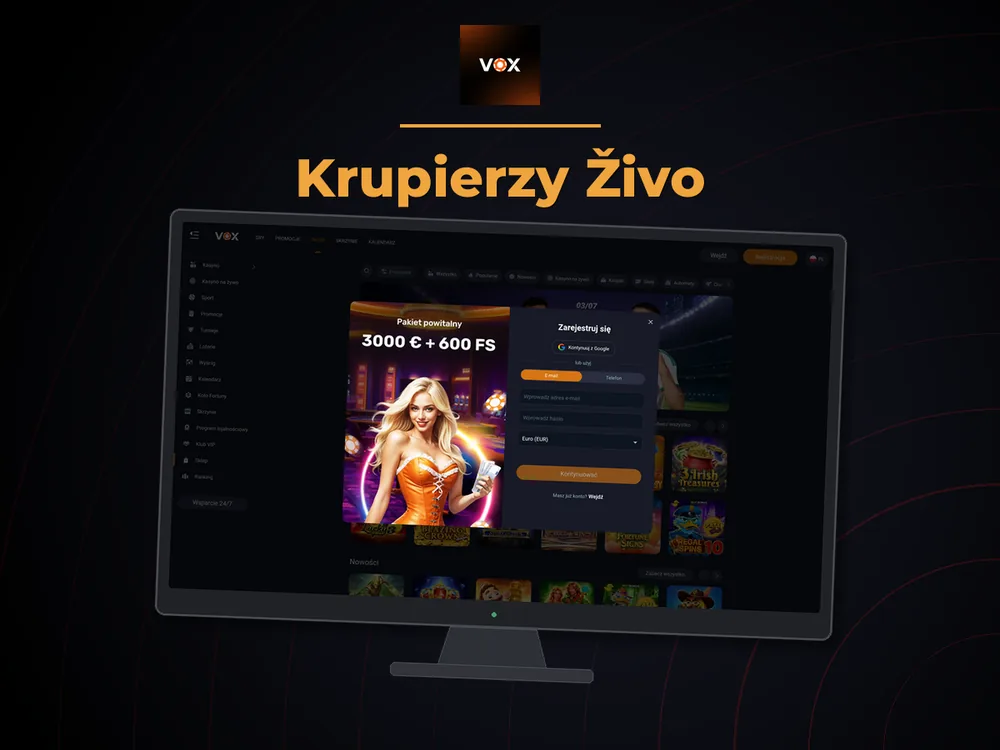 vox casino - Krupierzy Živo