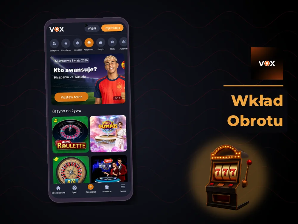 vox casino - Wkład Obrotu