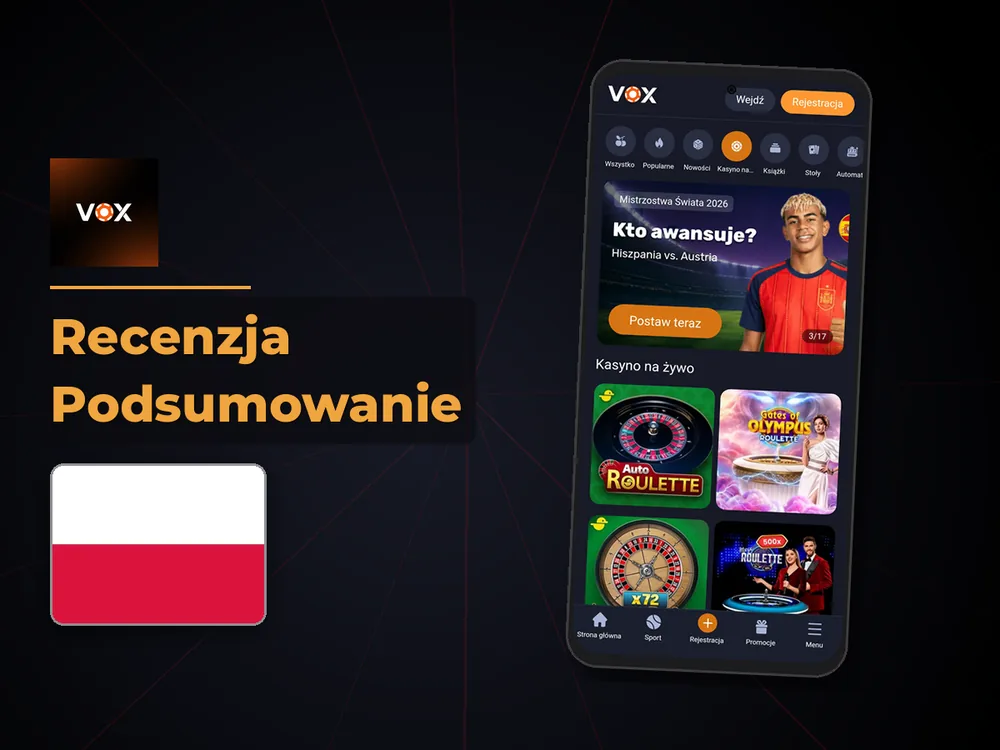 vox casino - Recenzja Podsumowanie