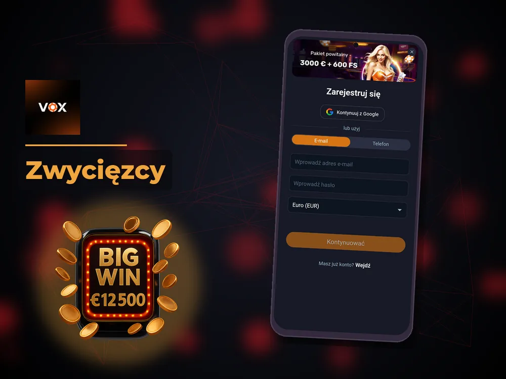 vox casino - Zwycięzcy