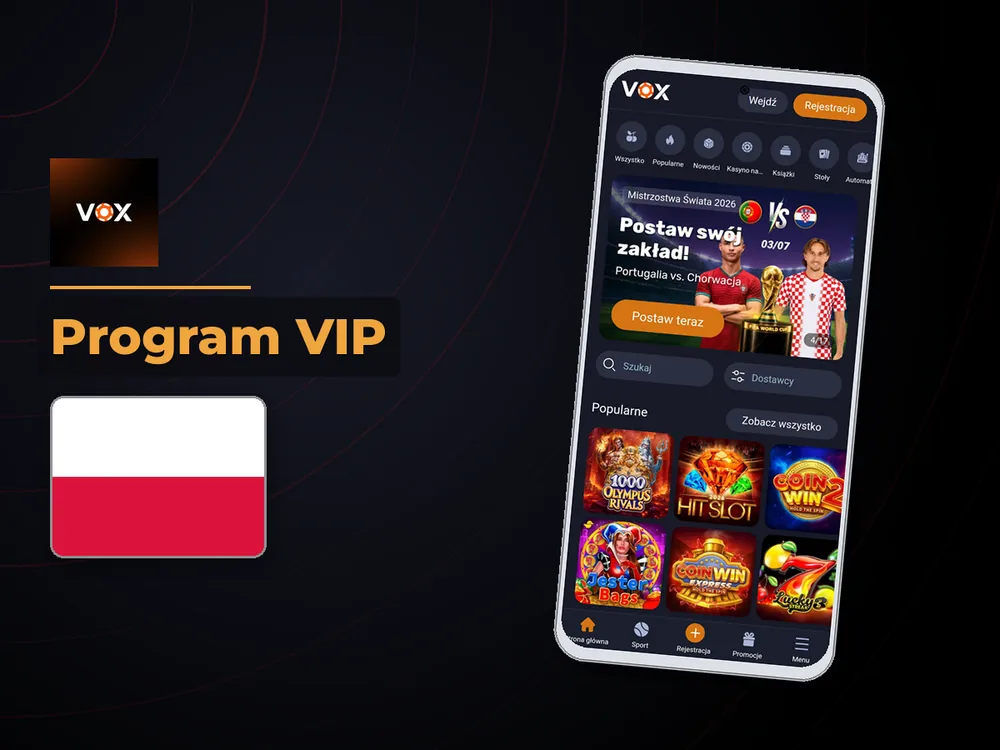 vox casino - Program VIP