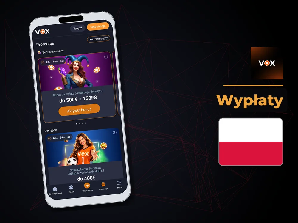 vox casino - Wypłaty