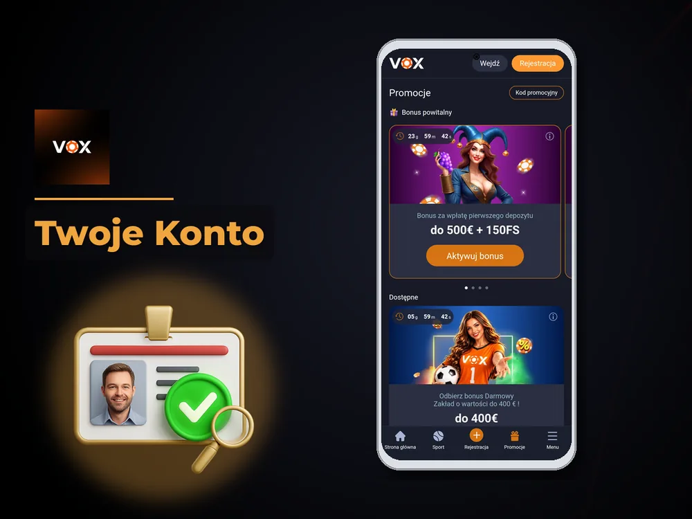 vox casino - Twoje Konto