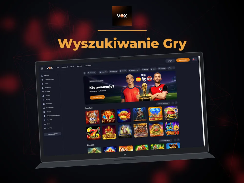 vox casino - Wyszukiwanie Gry