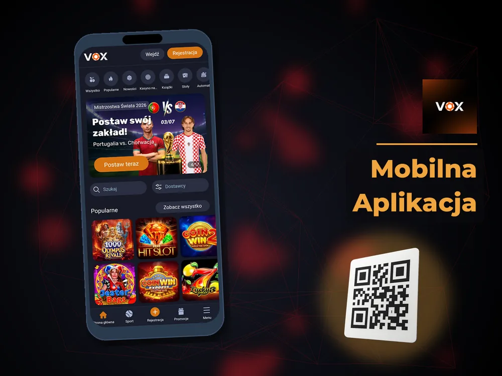 vox casino - Mobilna Aplikacja