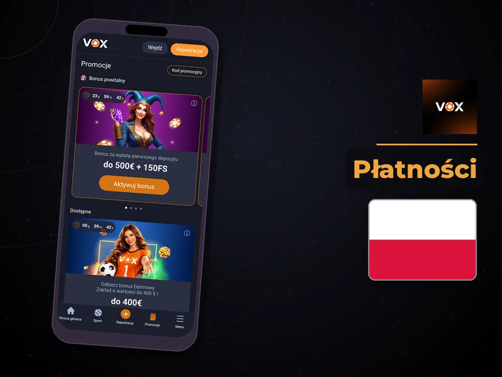 vox casino - Płatności
