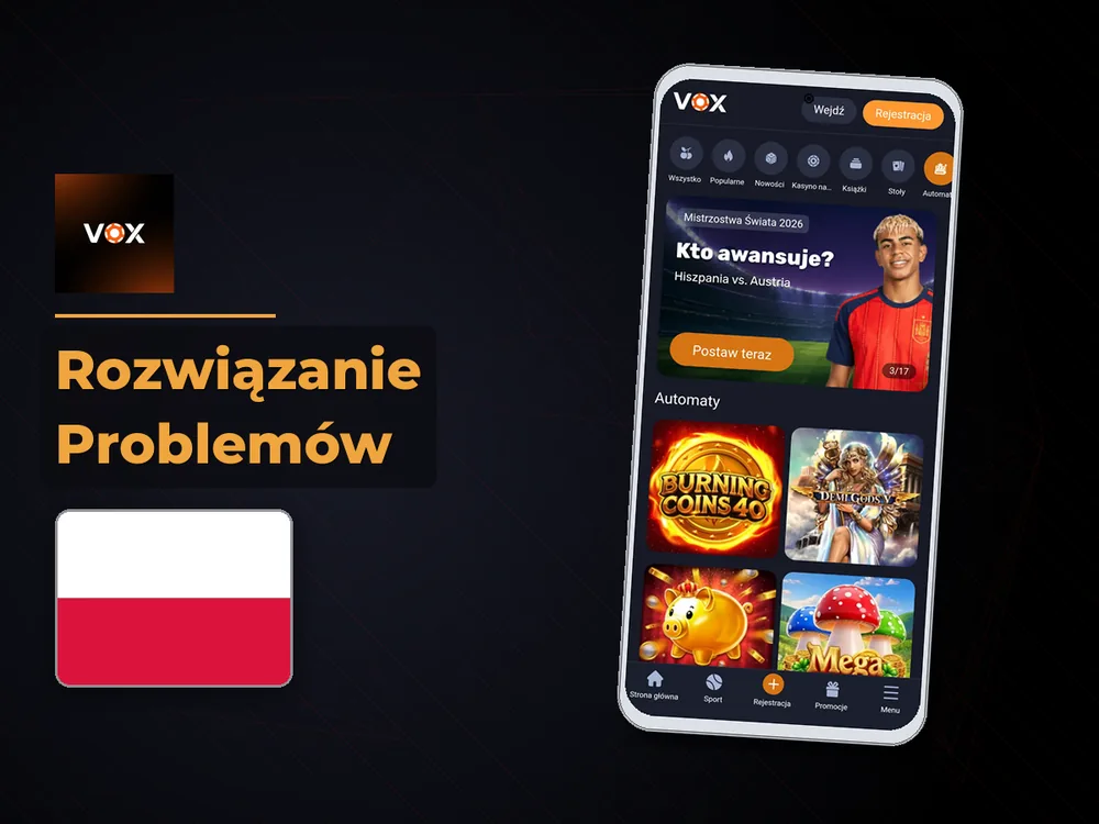 vox casino - Rozwiązanie Problemów