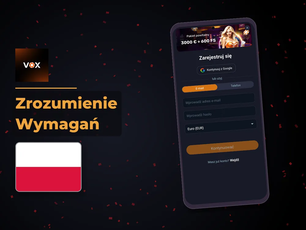 vox casino - Zrozumienie Wymagań