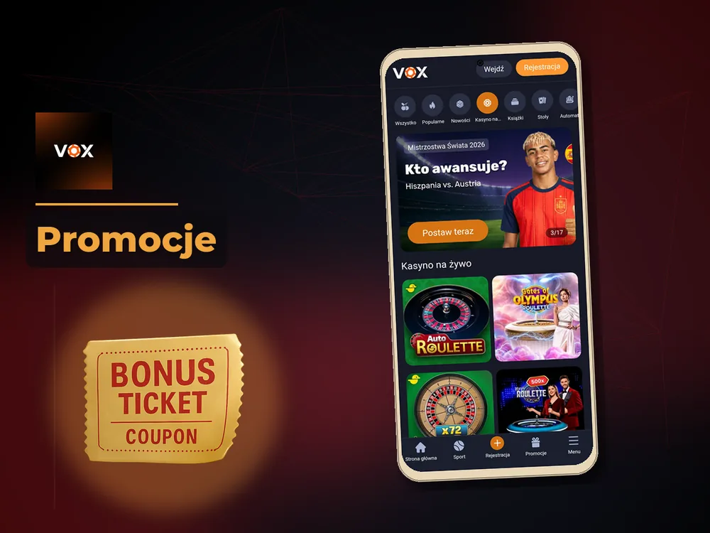vox casino - Promocje