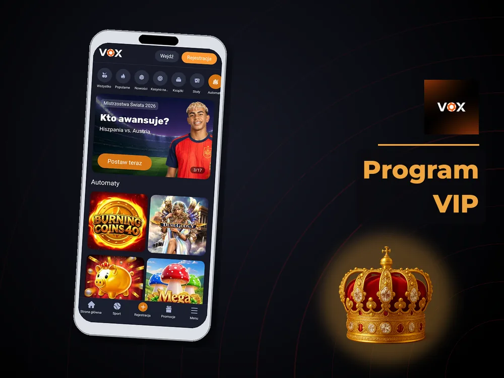 vox casino - Program VIP