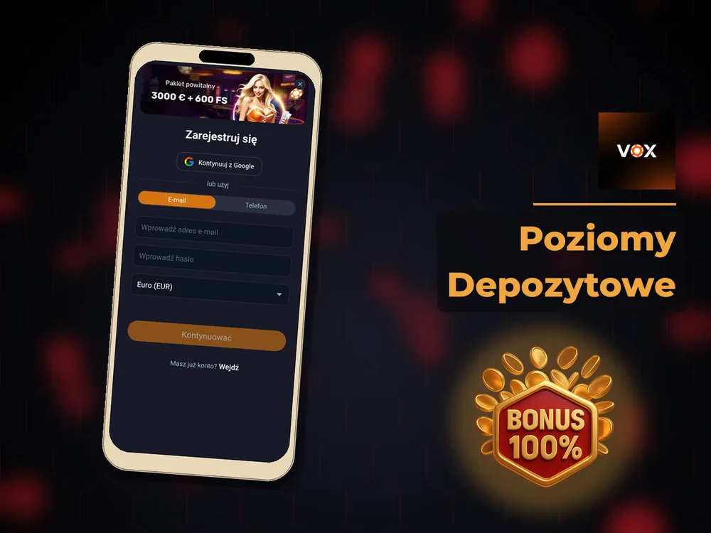 vox casino - Poziomy Depozytowe
