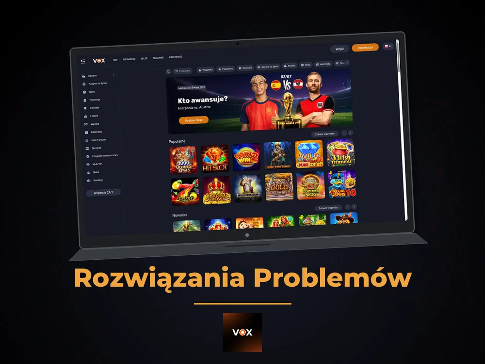 vox casino - Rozwiązania Problemów